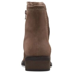 Clarks Boots|Women's , Maye Zip Boot Pebble