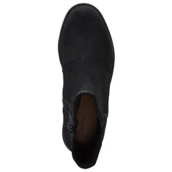 Clarks Boots|Women's , Maye Zip Boot Black Suede