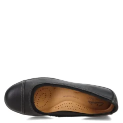 Clarks Slip-On Shoes|Women's , Meadow Opal Slip-On Black