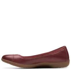 Clarks Slip-On Shoes|Women's , Meadow Opal Slip-On Chestnut