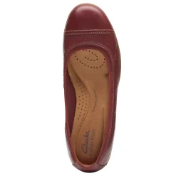 Clarks Slip-On Shoes|Women's , Meadow Opal Slip-On Chestnut