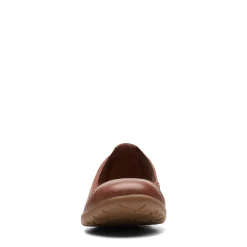 Clarks Flats|Women's , Meadow Opal Slip-On Tan