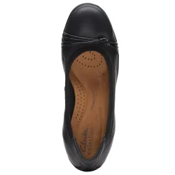 Clarks Slip-On Shoes|Women's , Meadow Rae Slip-On Black