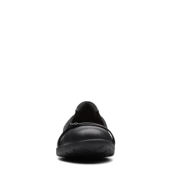 Clarks Flats|Women's , Meadow Rae Slip-On Black