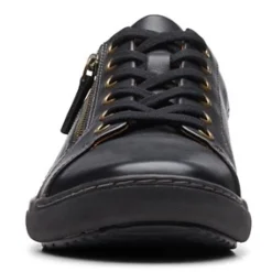 Clarks Sneakers & Athletic|Women's , Nalle Lace Sneaker Black Solid