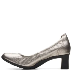 Clarks Pumps & Heels|Women's , Neiley Pearl Pump Pewter