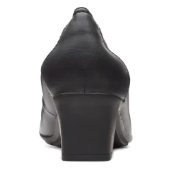 Clarks Pumps & Heels|Women's , Nelley Pearl Pump Black Leather
