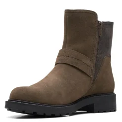 Clarks Boots|Women's , Opal Rose Boot Dark Olive