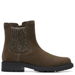 Clarks Boots|Women's , Opal Sky Boot Olive