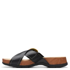 Clarks Sandals|Women's , Reileigh Bay Sandal Black