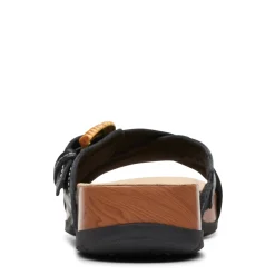 Clarks Sandals|Women's , Reileigh Bay Sandal Black