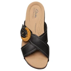 Clarks Sandals|Women's , Reileigh Bay Sandal Black