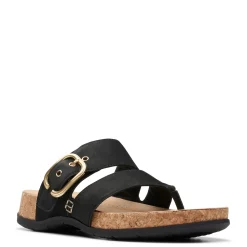 Clarks Sandals|Women's , Reileigh Park Sandal Black