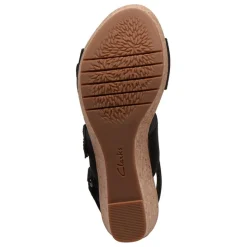 Clarks Sandals|Women's , Rose Lane Sandal Black