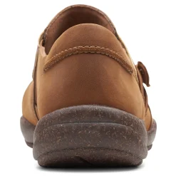Clarks Slip-On Shoes|Women's , Roseville Dot Slip-On Tan