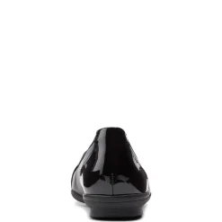 Clarks Flats|Women's , Sara Tulip Flat Black
