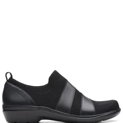 Clarks Slip-On Shoes|Women's , Sashlyn Edge Slip-On Black
