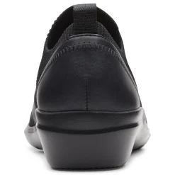 Clarks Slip-On Shoes|Women's , Sashlyn Edge Slip-On Black