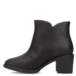 Clarks Boots|Women's , Scene Zip Boot Black Mix