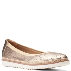 Clarks Slip-On Shoes|Women's , Serena Kellyn Slip-On Metallic
