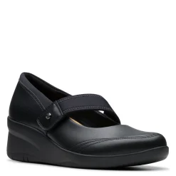 Clarks Wedges|Women's , Suttyn May Mary Jane Wedge Black