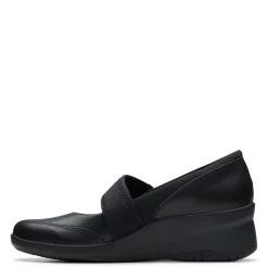 Clarks Wedges|Women's , Suttyn May Mary Jane Wedge Black