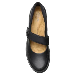 Clarks Wedges|Women's , Suttyn May Mary Jane Wedge Black