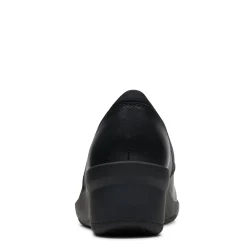 Clarks Wedges|Women's , Suttyn Walk Wedge Slip-On Black