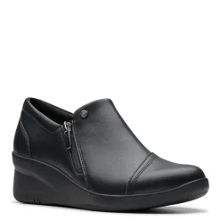 Clarks Boots|Women's , Suttyn Zip Bootie Black