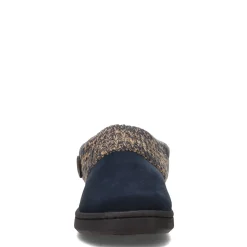 Clarks Clogs & Mules|Women's , Sweater Collar Slipper Clog Navy