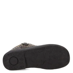 Clarks Slippers|Women's , Sweater Collar Slipper Clog Navy
