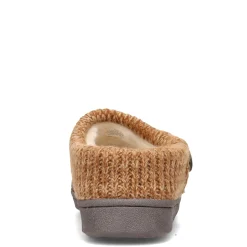 Green Market Services Co Inc Slippers|Women's Clarks, Sweater Collar Slipper Mocha