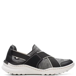 Clarks Sneakers & Athletic|Women's , Teagan Go Slip-On Sneaker Black Combi