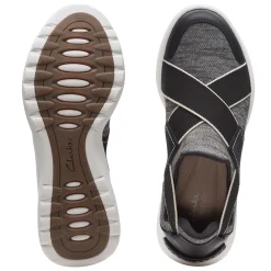 Clarks Sneakers & Athletic|Women's , Teagan Go Slip-On Sneaker Black Combi