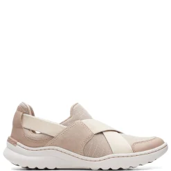 Clarks Slip-On Shoes|Women's , Teagan Go Slip-On Sneaker Sand