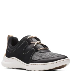 Clarks Sneakers & Athletic|Women's , Teagan Lace Sneaker Black