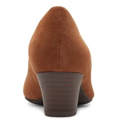 Clarks Pumps & Heels|Women's , Teresa Step Pump Tan Suede