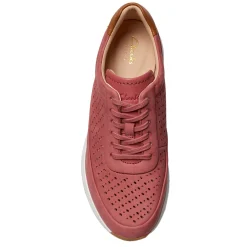 Clarks Sneakers & Athletic|Women's , Tivoli Grace Sneaker Dusty Rose Nubuck