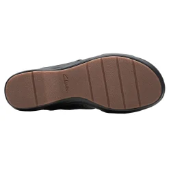 Clarks Sandals|Women's , Tuleah Sun Sandal Black Leather