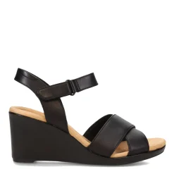 Clarks Wedges|Women's , Tulip Gem Sandal Black
