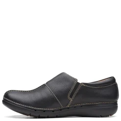 Clarks Loafers|Women's , Un Loop Ave Slip-On Black
