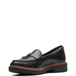 Clarks Loafers|Women's , Westlynn Bella Loafer Black Leather