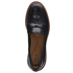 Clarks Loafers|Women's , Westlynn Bella Loafer Black Leather