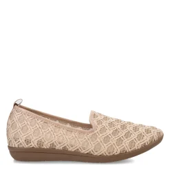 Cliffs by White Mountain Loafers|Women's , Twisty Flat Light Taupe