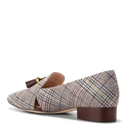 Cole Haan Flats|Women's , Vanya Loafer Brown Multi Plaid