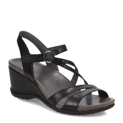 Dansko Wedges|Women's , Addyson Sandal Black