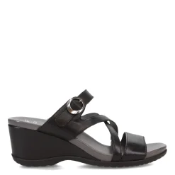 Dansko Wedges|Women's , Ana Sandal Black