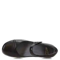 Dansko Flats|Women's , Fawna Mary Jane - Wide Width Black