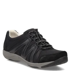 Dansko Sneakers & Athletic|Women's , Henriette Sneaker - Wide Width Black/Grey