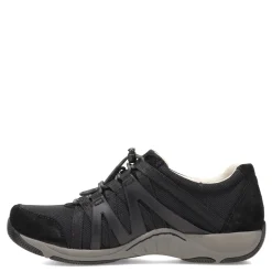 Dansko Sneakers & Athletic|Women's , Henriette Sneaker - Wide Width Black/Grey